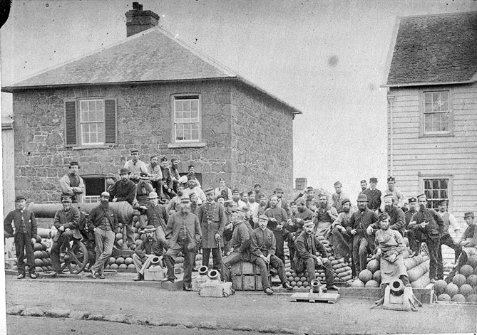 Inside Albert Barracks...