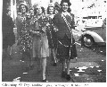 Celebrating VE Day, Lambton Quay, Wellington, 8 May 1945