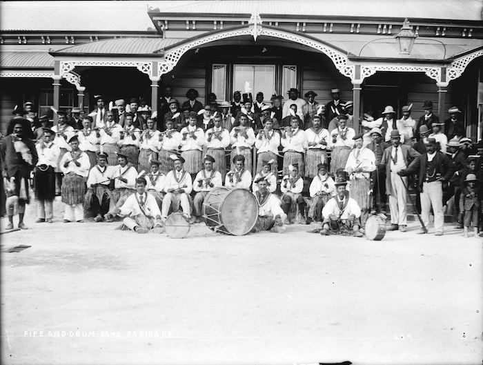 Fife and drum band, Parihaka Pa, Taranaki