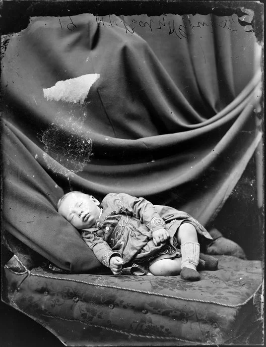 Sleeping [Gower?] infant