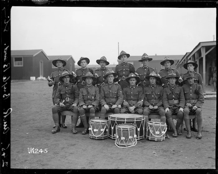 Auckland Battalion's Bugle Band, Sling Camp
