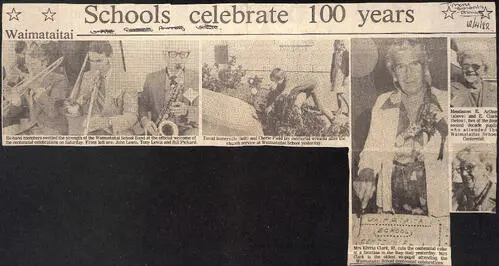 Schools celebrate 100 years, Waimataitai