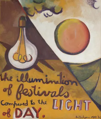 The illumination of festivals
