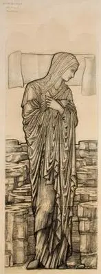 Jephthah's Daughter  (design for a stained glass window in St Giles Cathedral,  Edinburgh)
