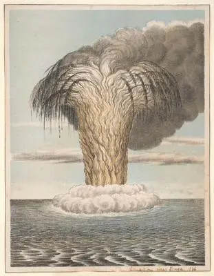 Eruption near Tonga