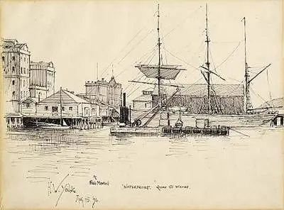 Auckland Waterfront: Quay Street Wharf and Fish Market