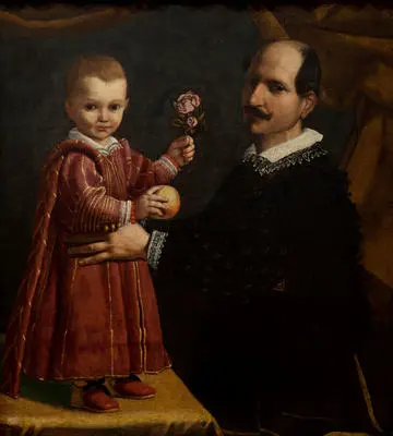 A Man with a child
