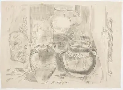 Untitled (Vases in an Alcove)