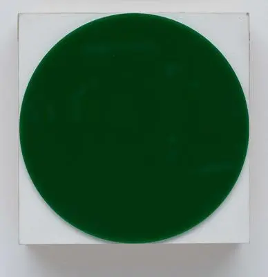 Block Painting: Green Circle