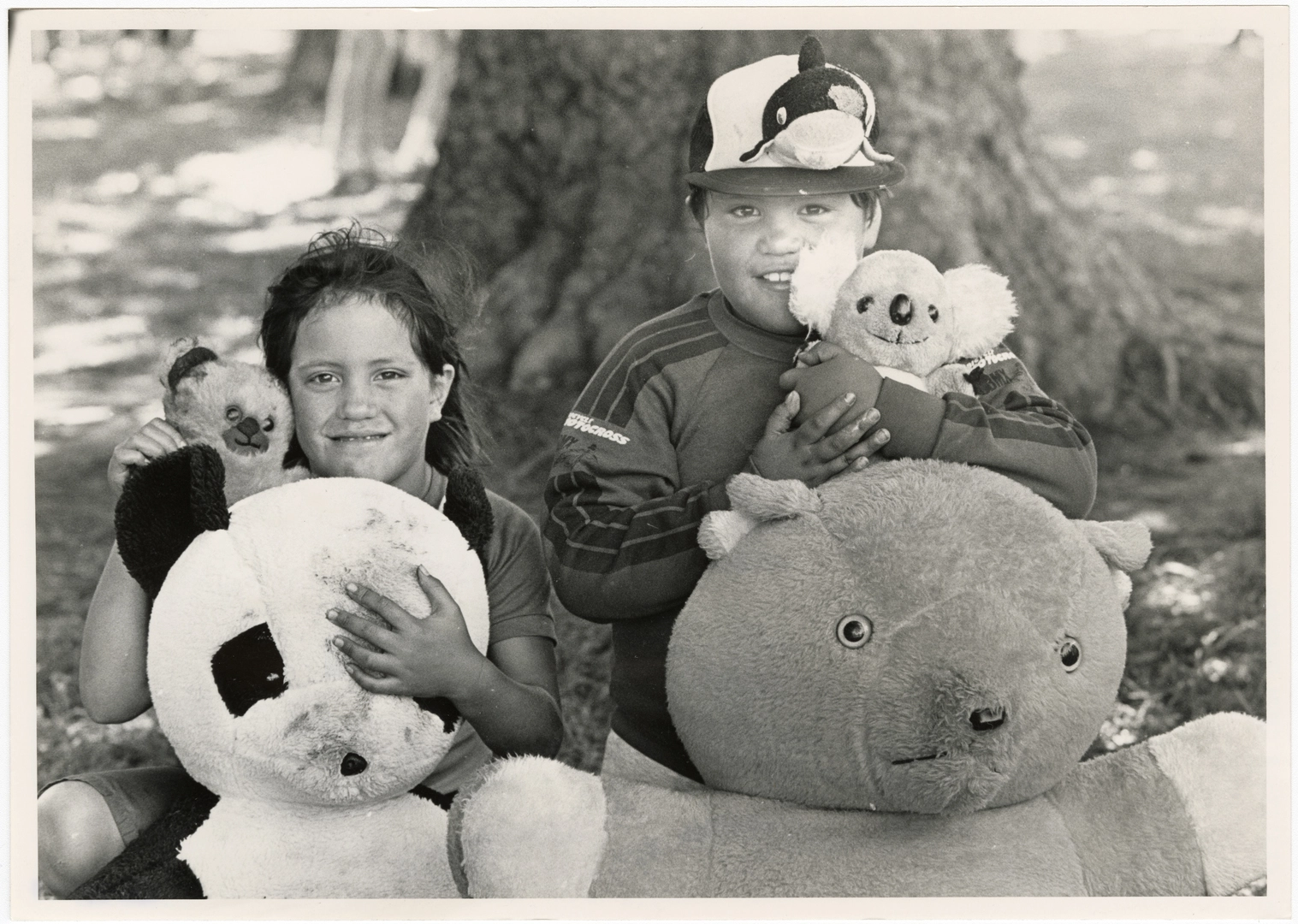 Kim and Lawrence Taogaga at the Teddy Bears' Picnic
