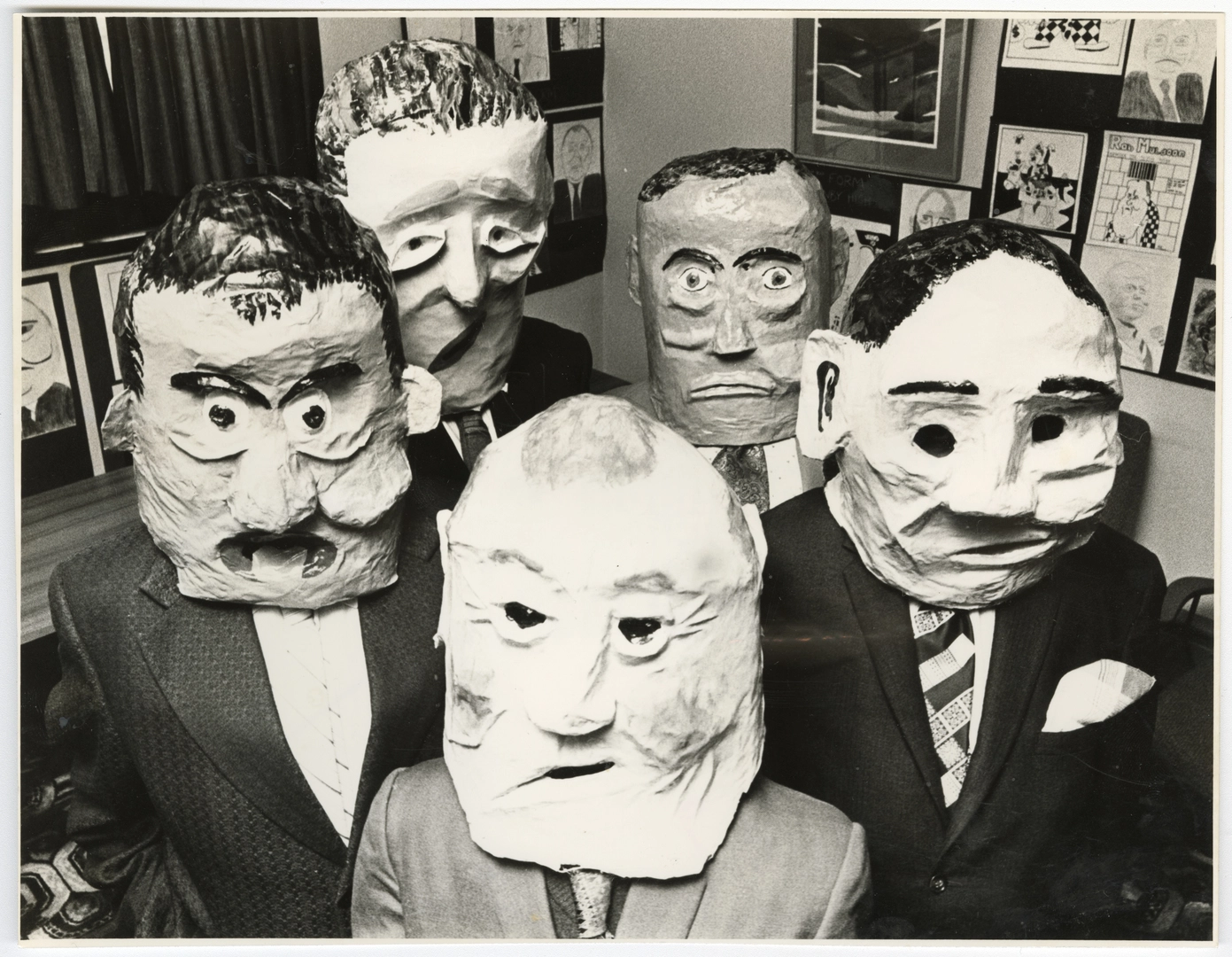 Hornby High School, Robert Muldoon masks