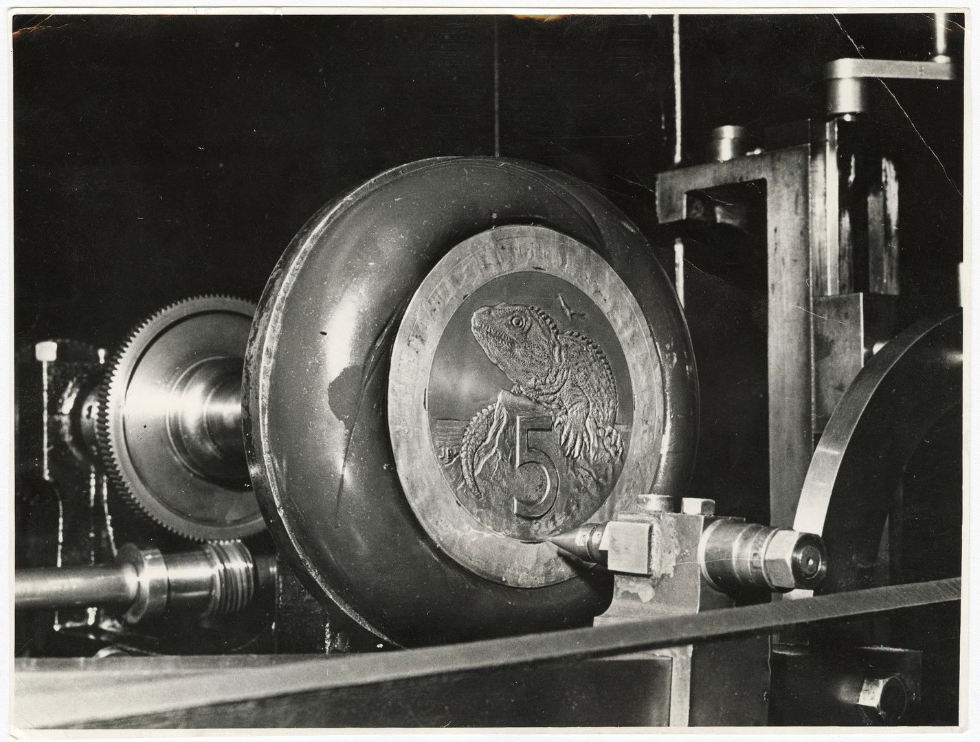 Master model of the 5 cent coin