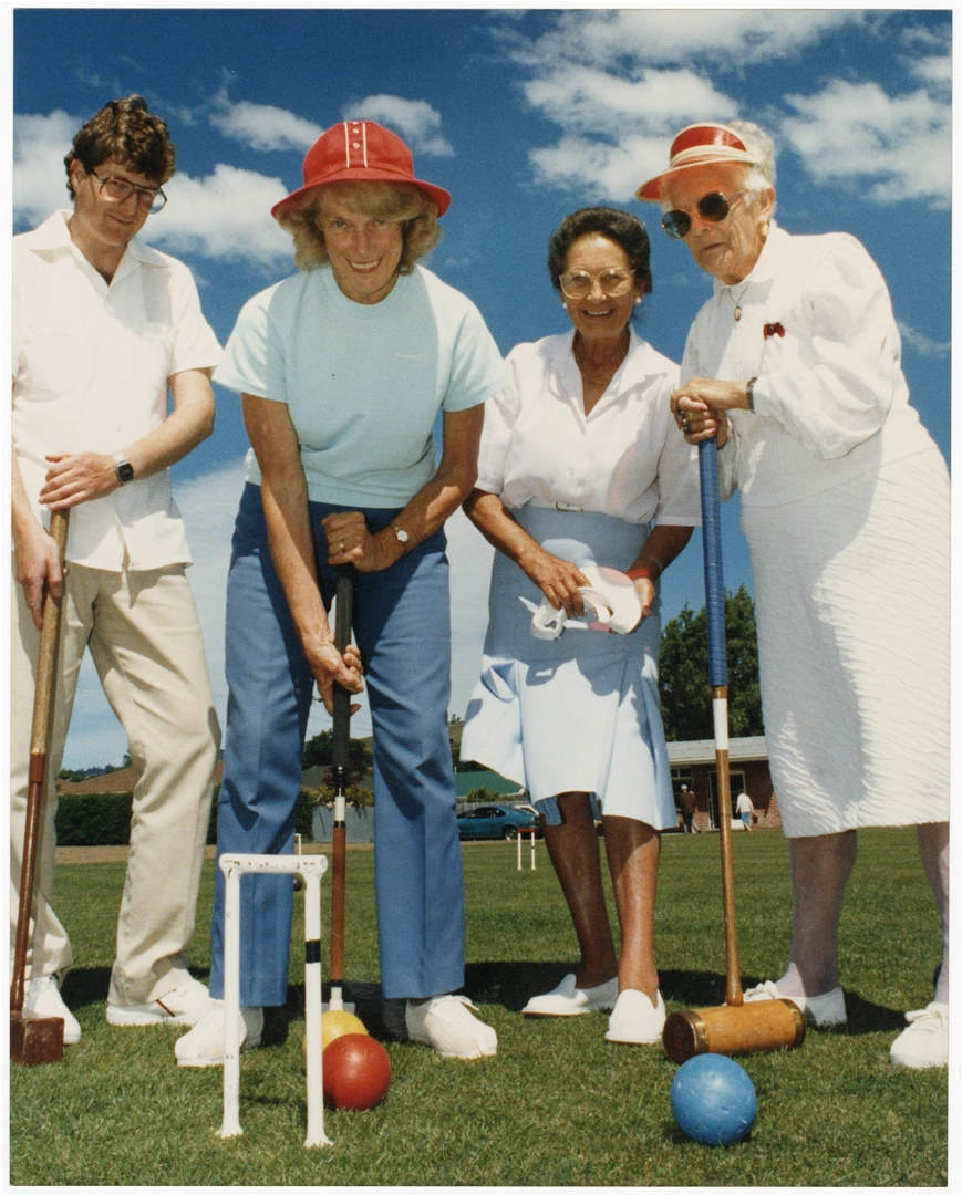 Members of the St Martins Croquet Club