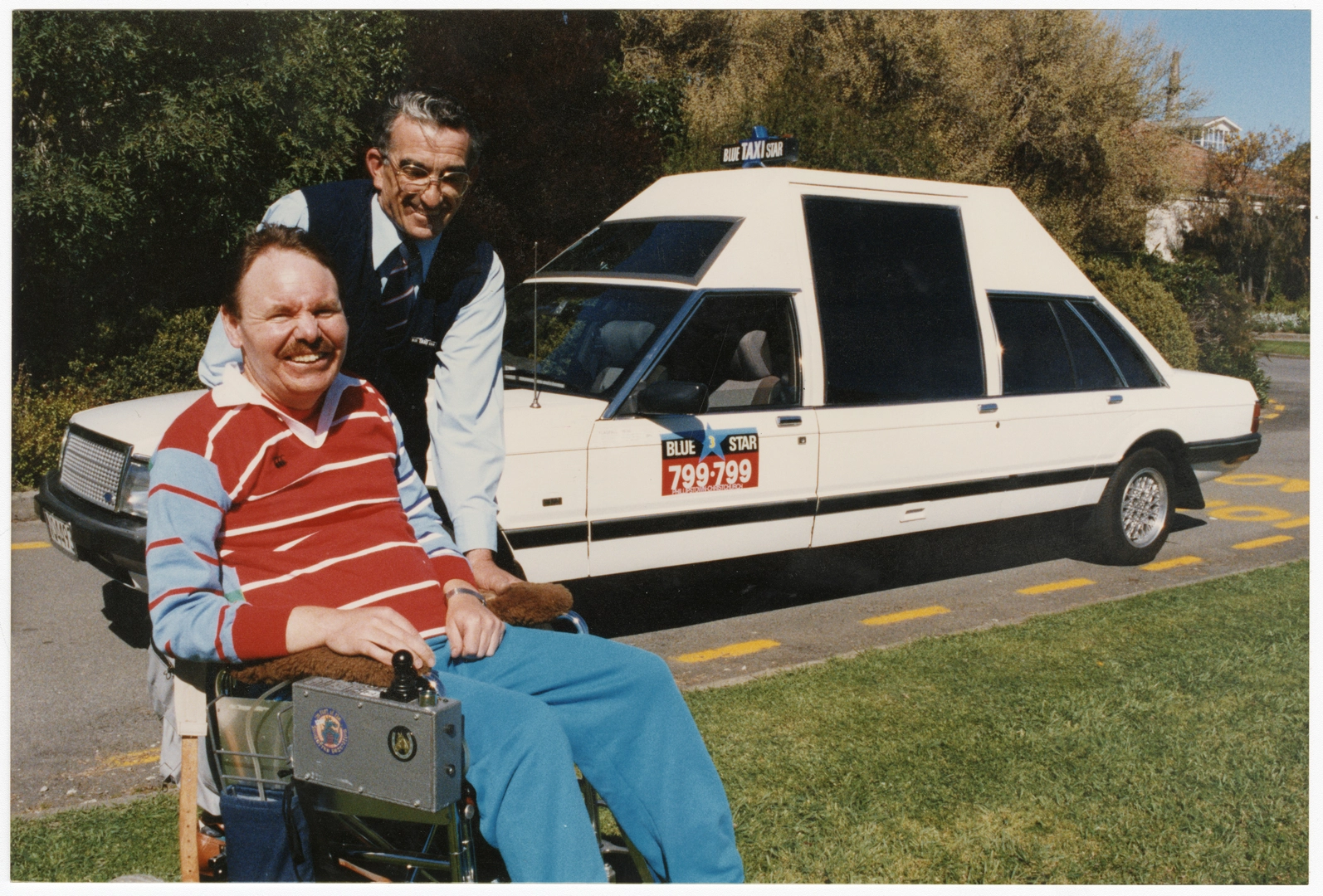 Wheelchair accessible taxi