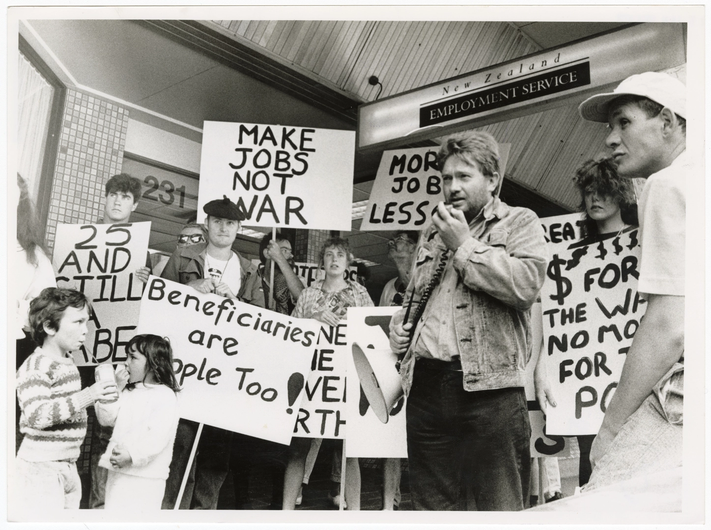 Employment Services protest