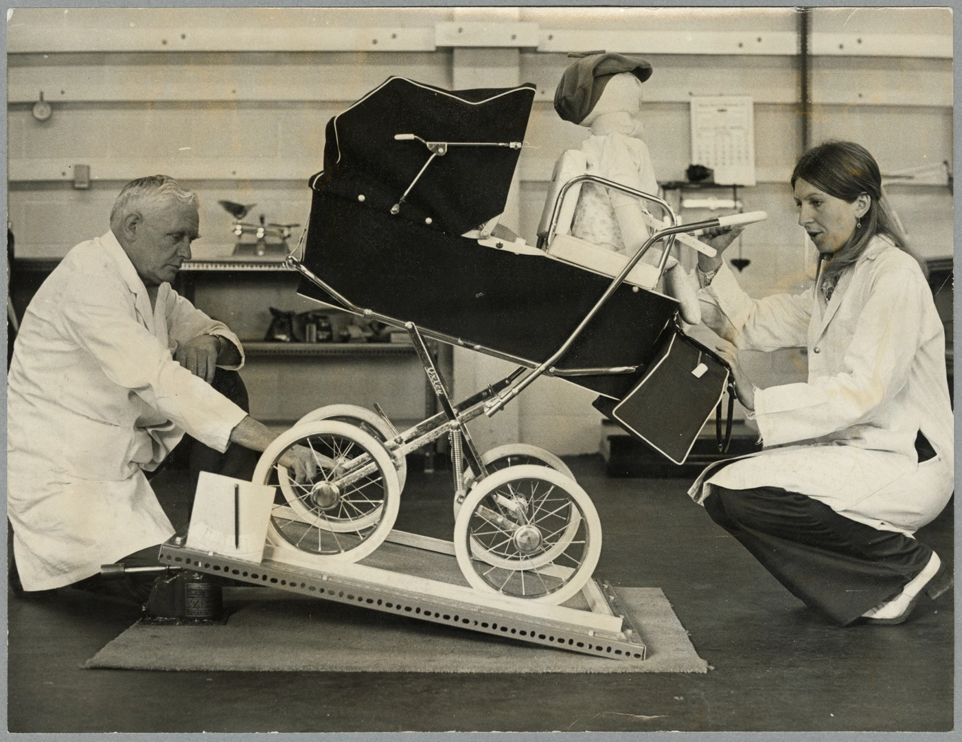 Pram test at the Consumers' Institute