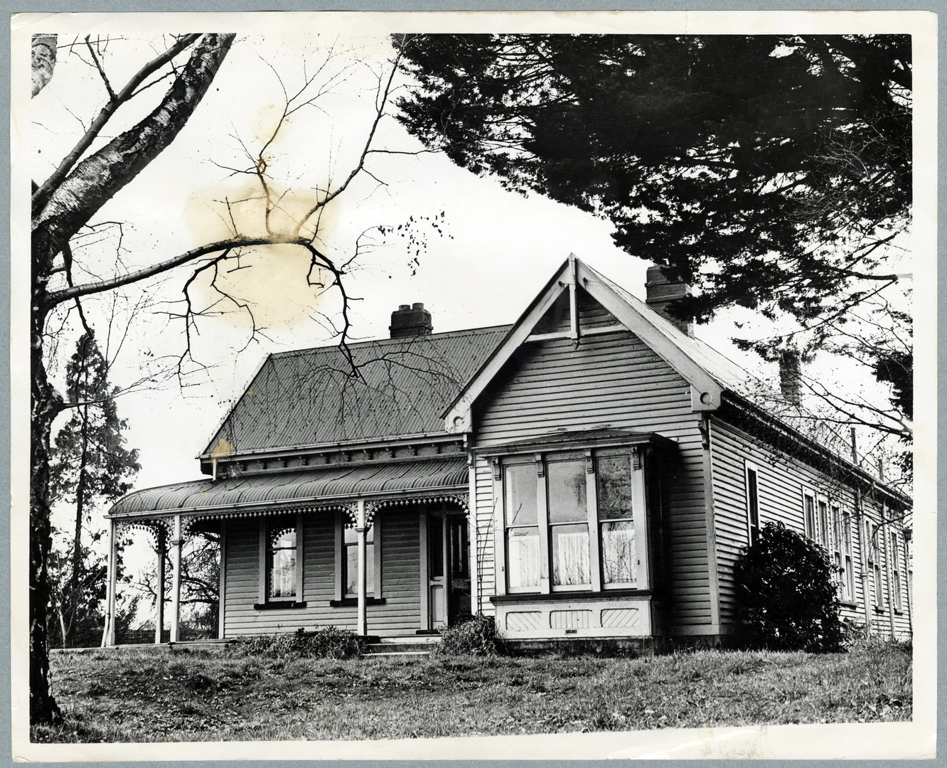 Original building of the Avonside Girls' High school