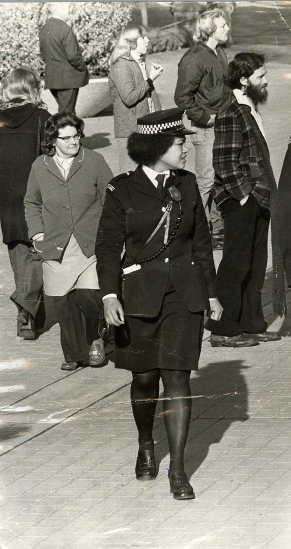 Policewoman in Cathedral Square
