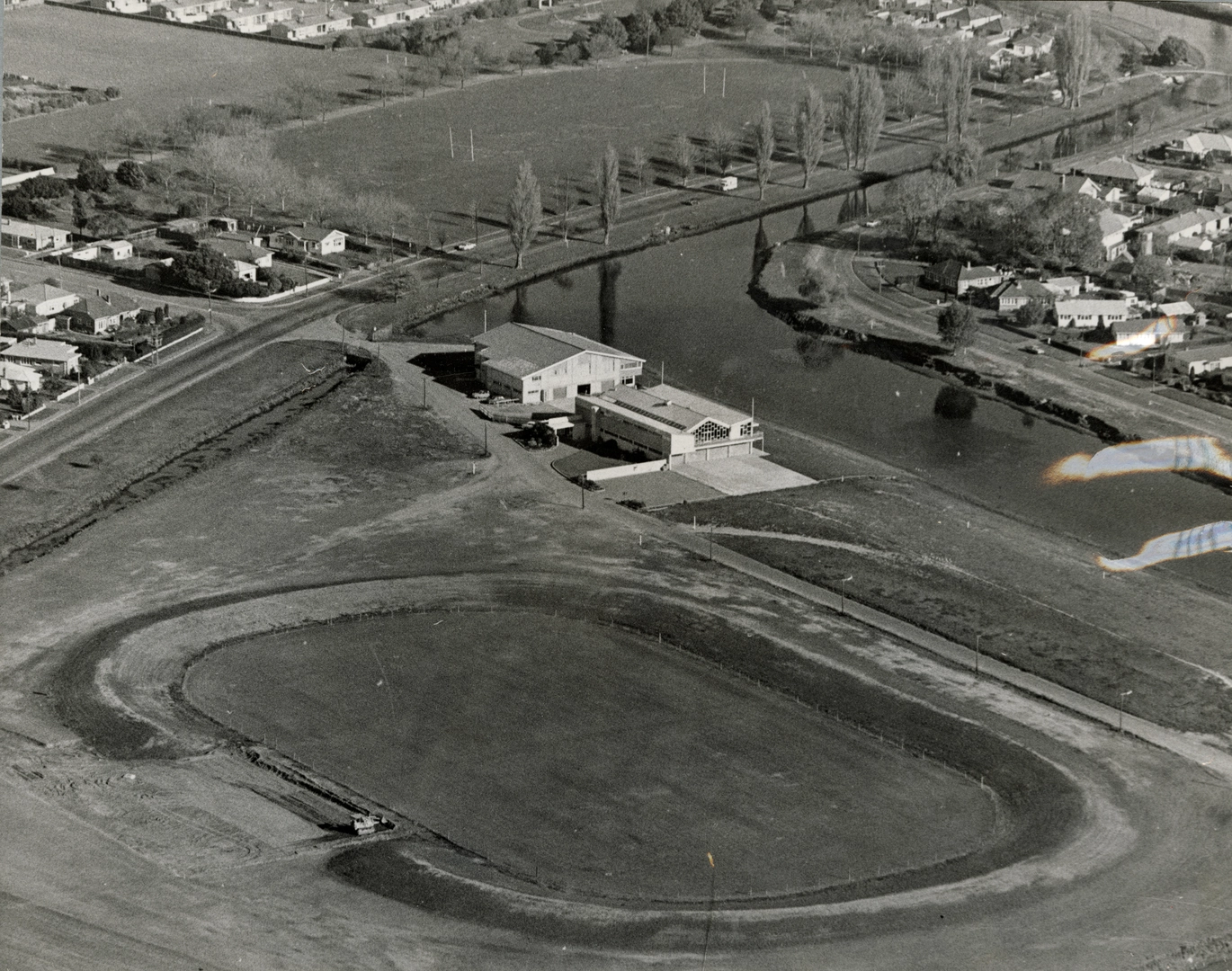 Aerial view of  Porritt Park