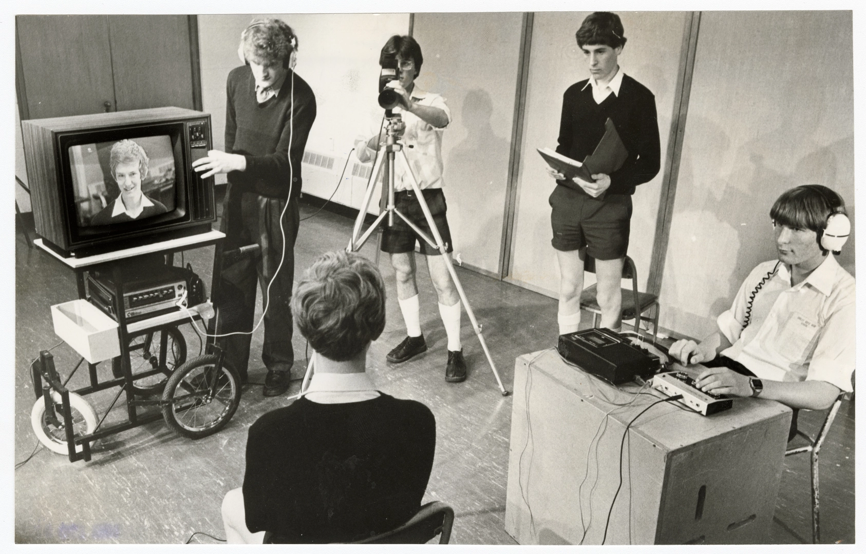 Shirley Boys High School students film documentary