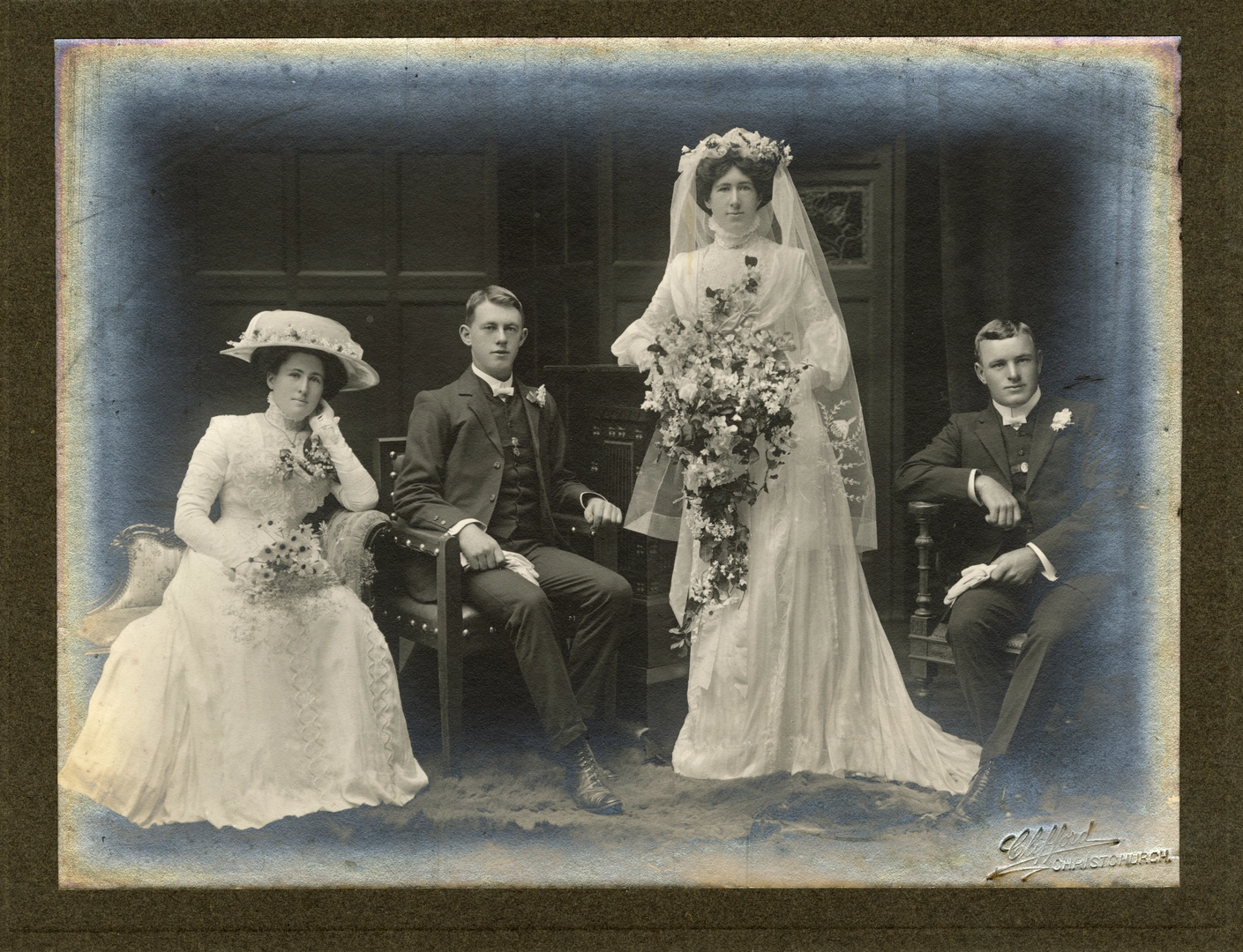 Wedding of Agnes Sarah Muir and Percy Vernon Bailey