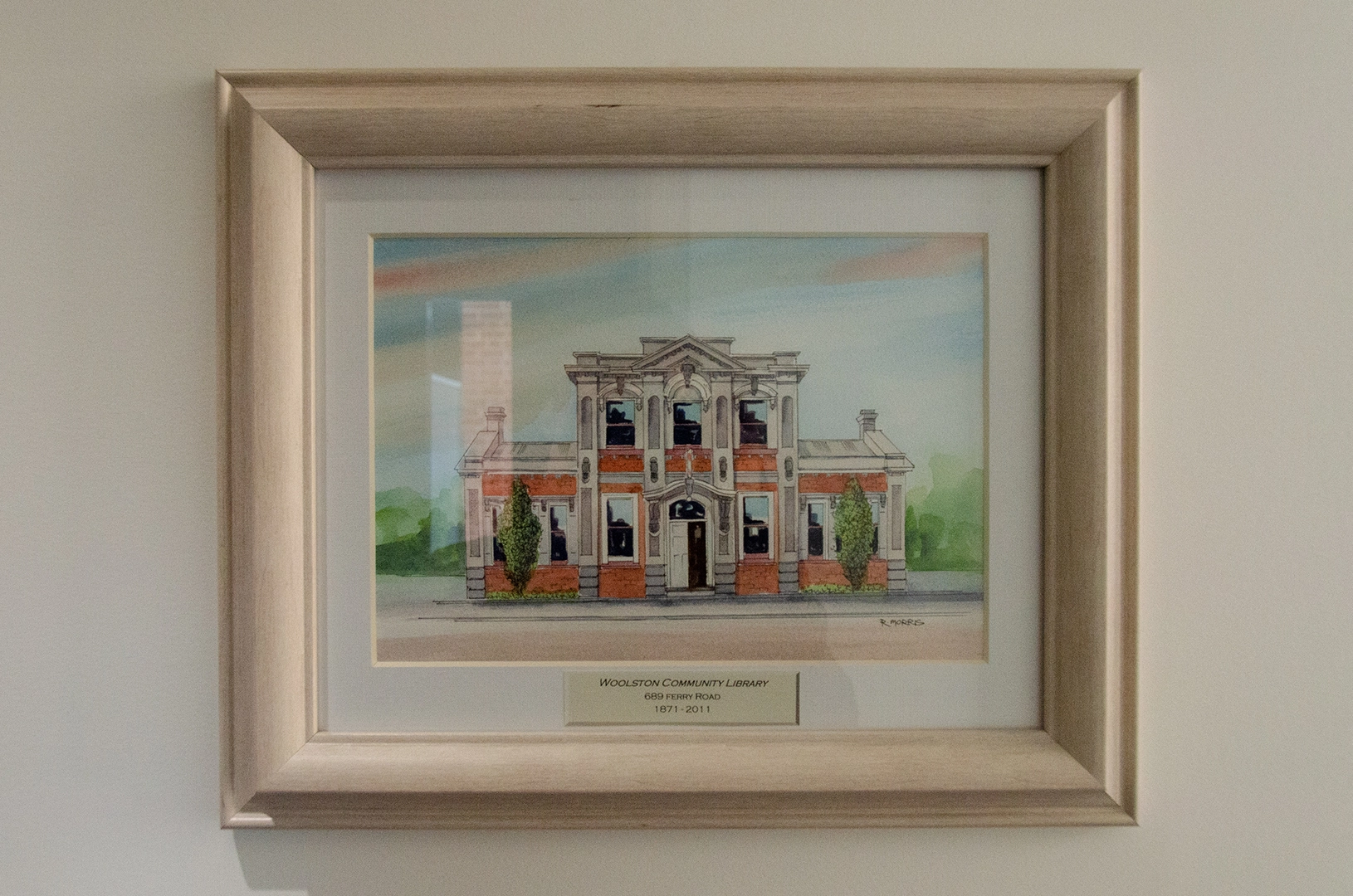 Woolston Community Library painting