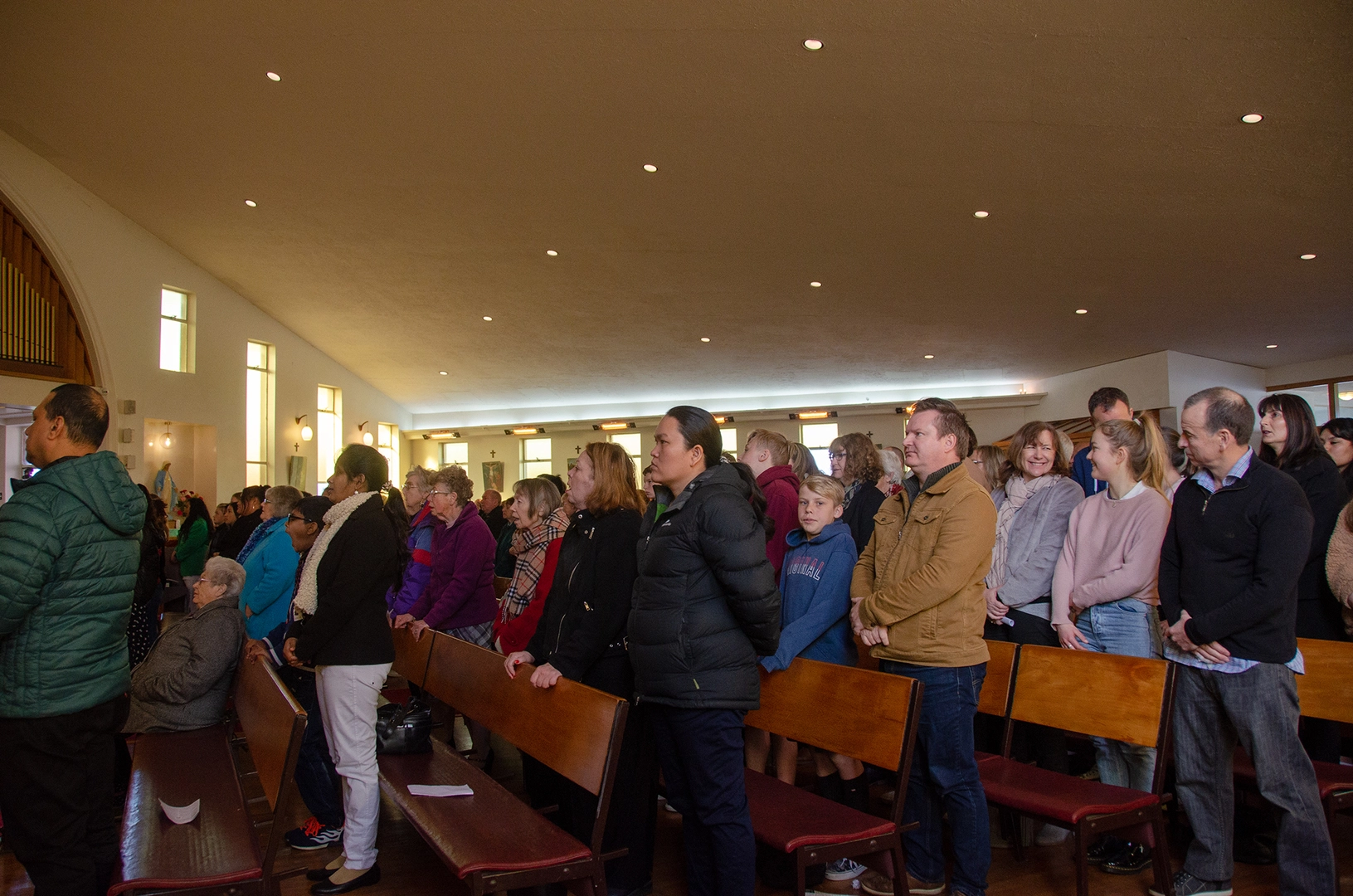 Mass at St Anne's Church