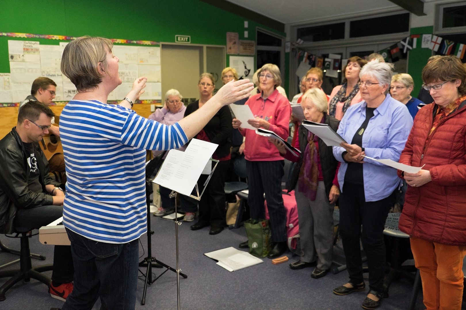 Halswell Community Choir practice