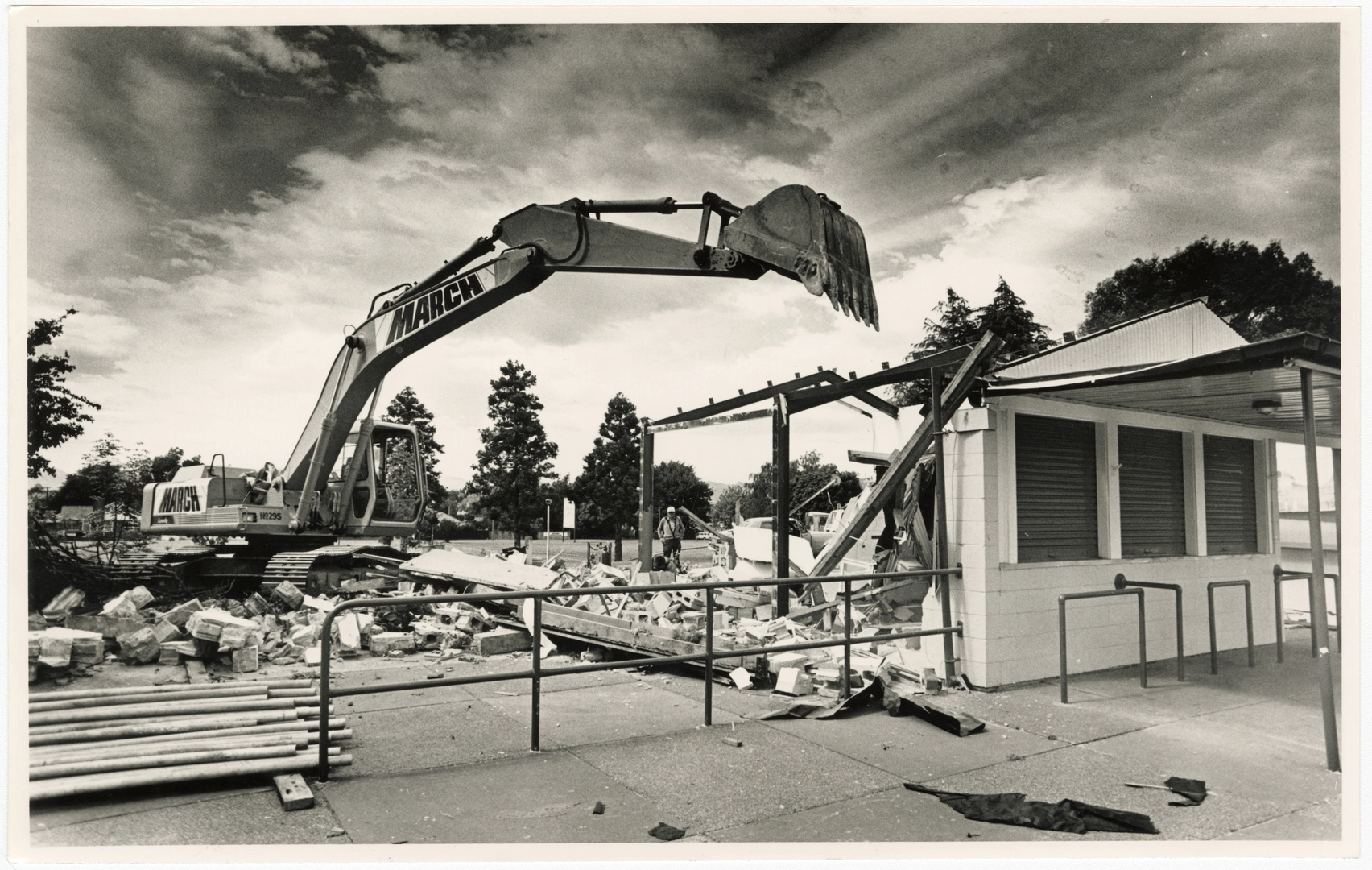 Demolition of old Jellie Park complex