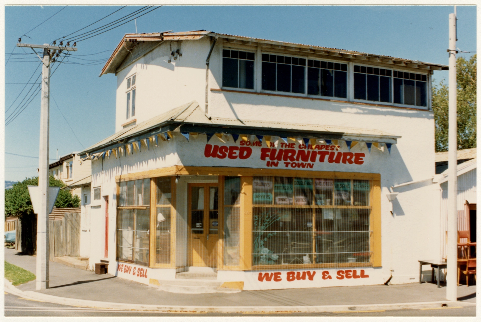 Used furniture shop on Hereford Street