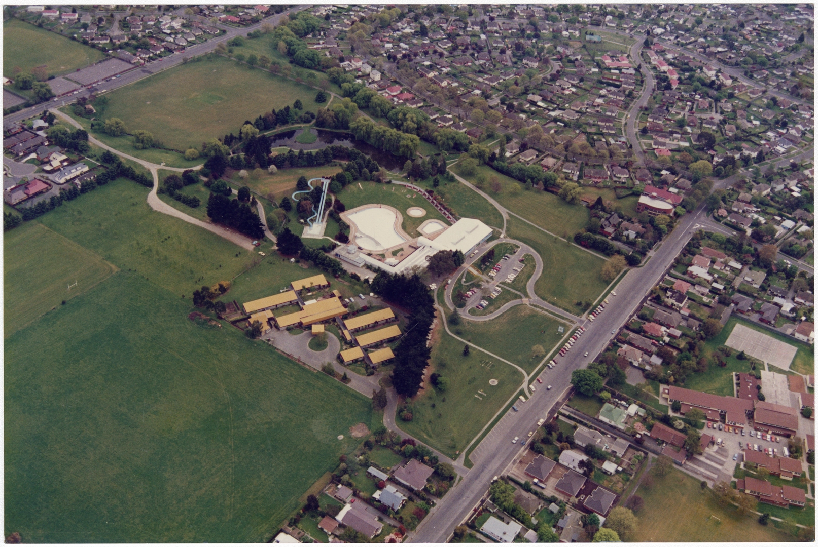 Aerial view of Jellie Park