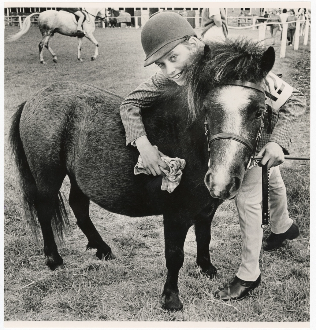 Emma Giles with Shetland pony