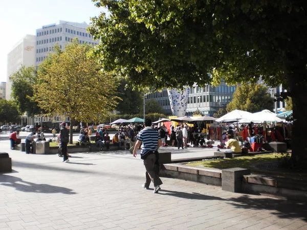 Cathedral Square towards the Millennium Hotel