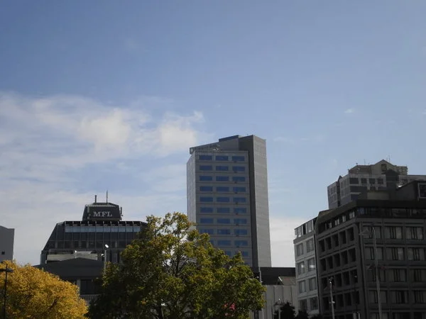 Forsyth Barr building from Cathedral Square