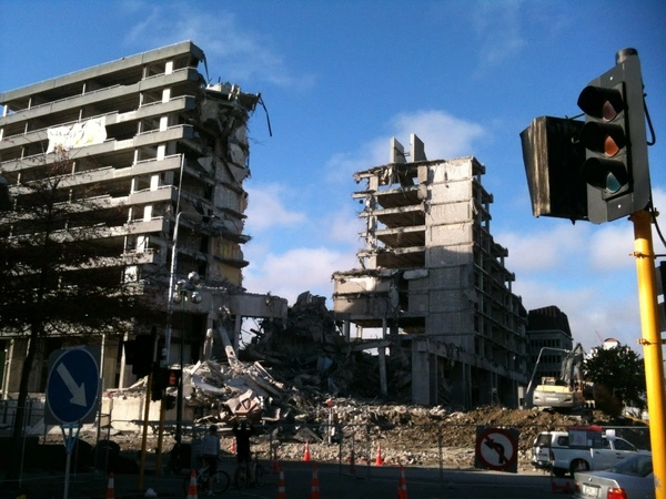 Demolition of Crowne Plaza Hotel