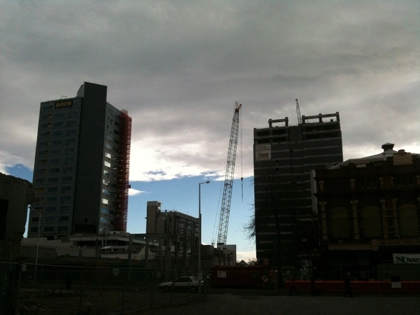 Empty sites in Gloucester Street