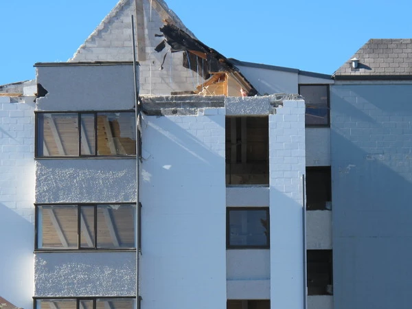 Earthquake damage at Bishops Park retirement complex