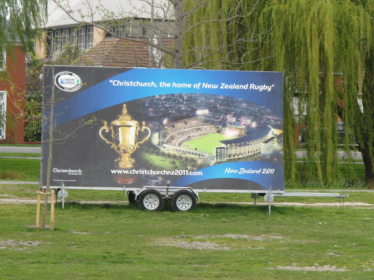Rugby World Cup advertising trailer