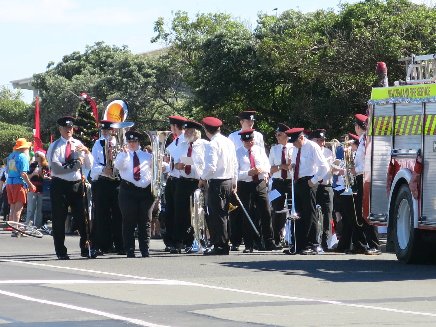 New Brighton Christmas Parade brass band