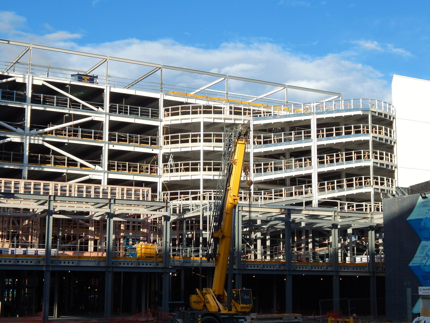 The Crossing car parking building