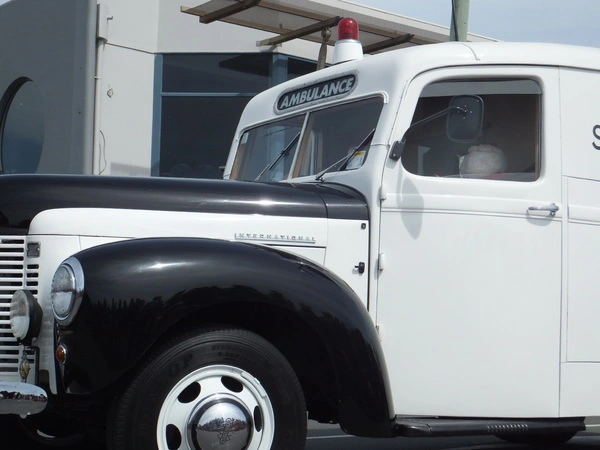 Ambulance at New Brighton Christmas Parade