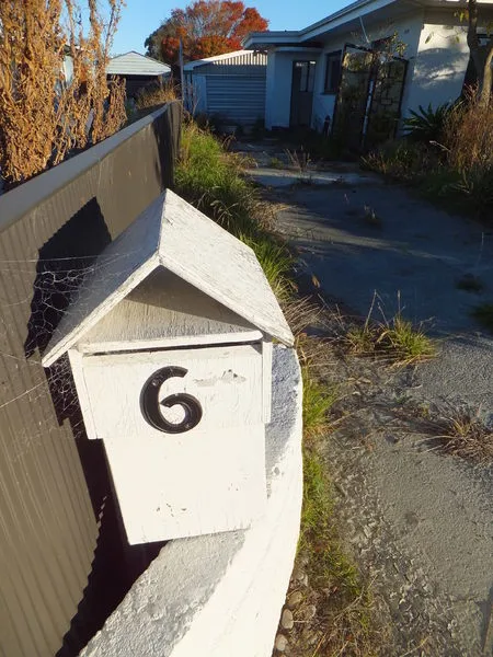 Letterbox at 6 Alice Street