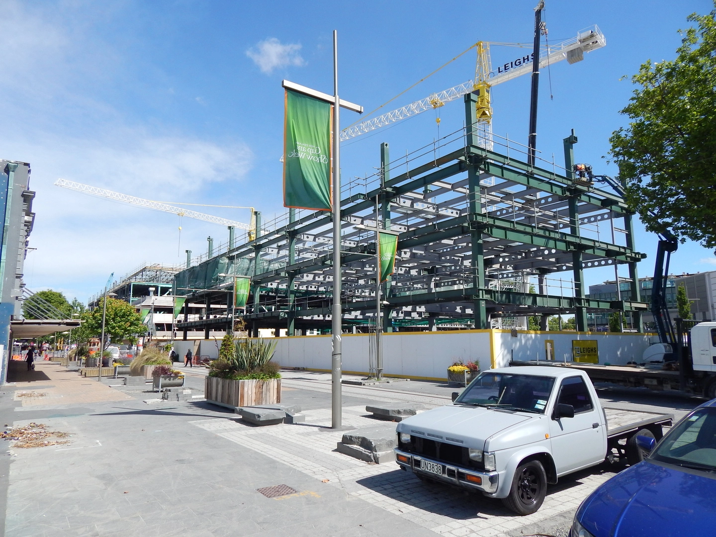 ANZ Centre construction on Cashel Street