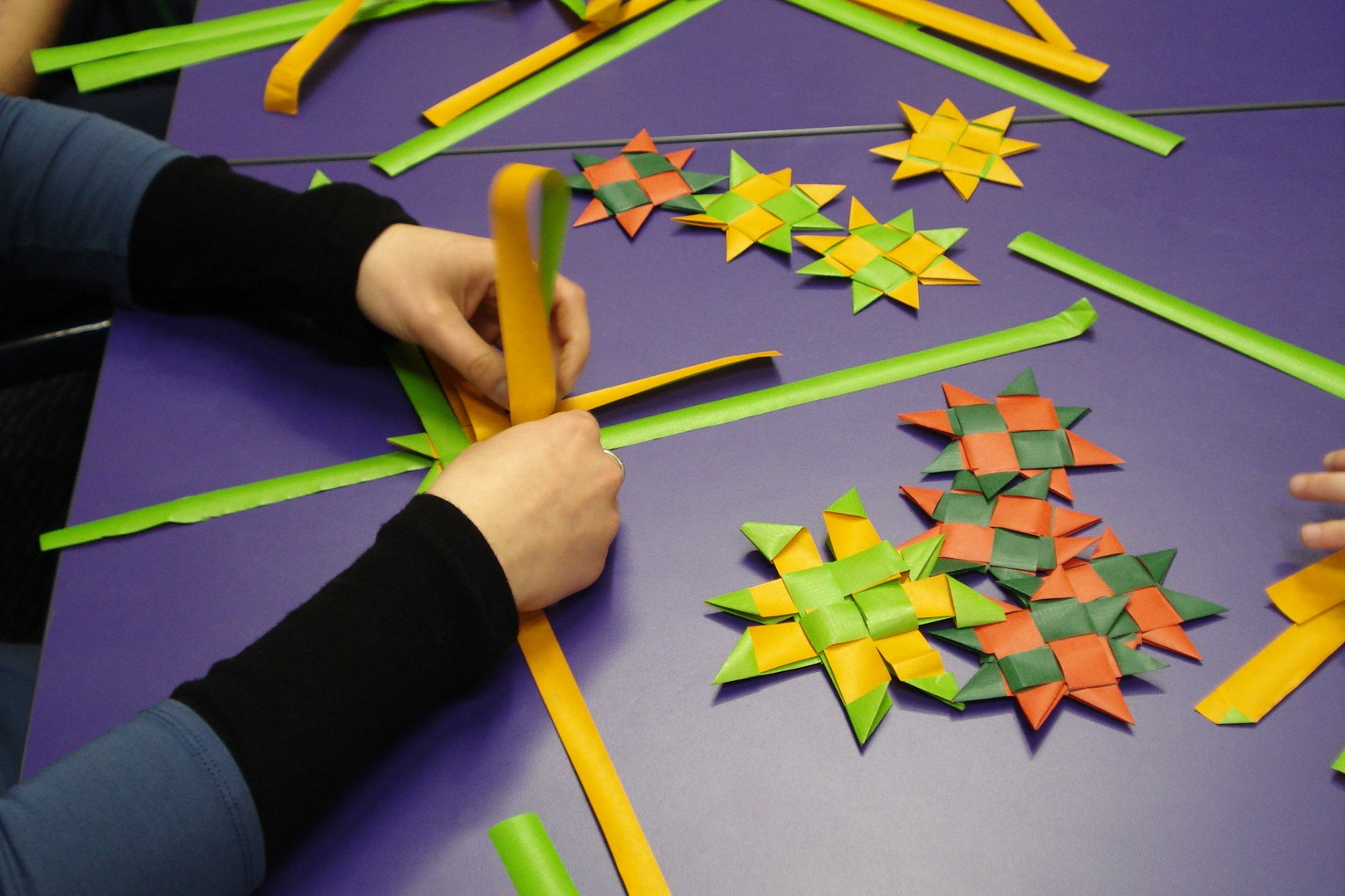 Matariki star weaving