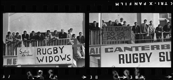 Banners at the Canterbury Rugby Supporters parade