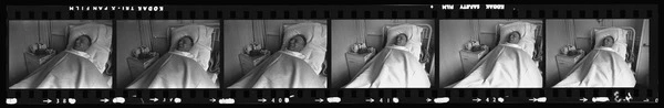George Dobson in hospital bed