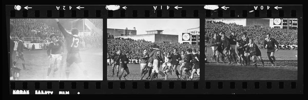 Carisbrook Stadium rugby match