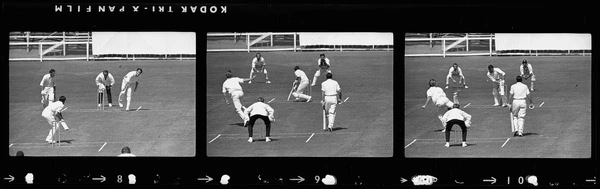 England and New Zealand test cricket at Lancaster Park