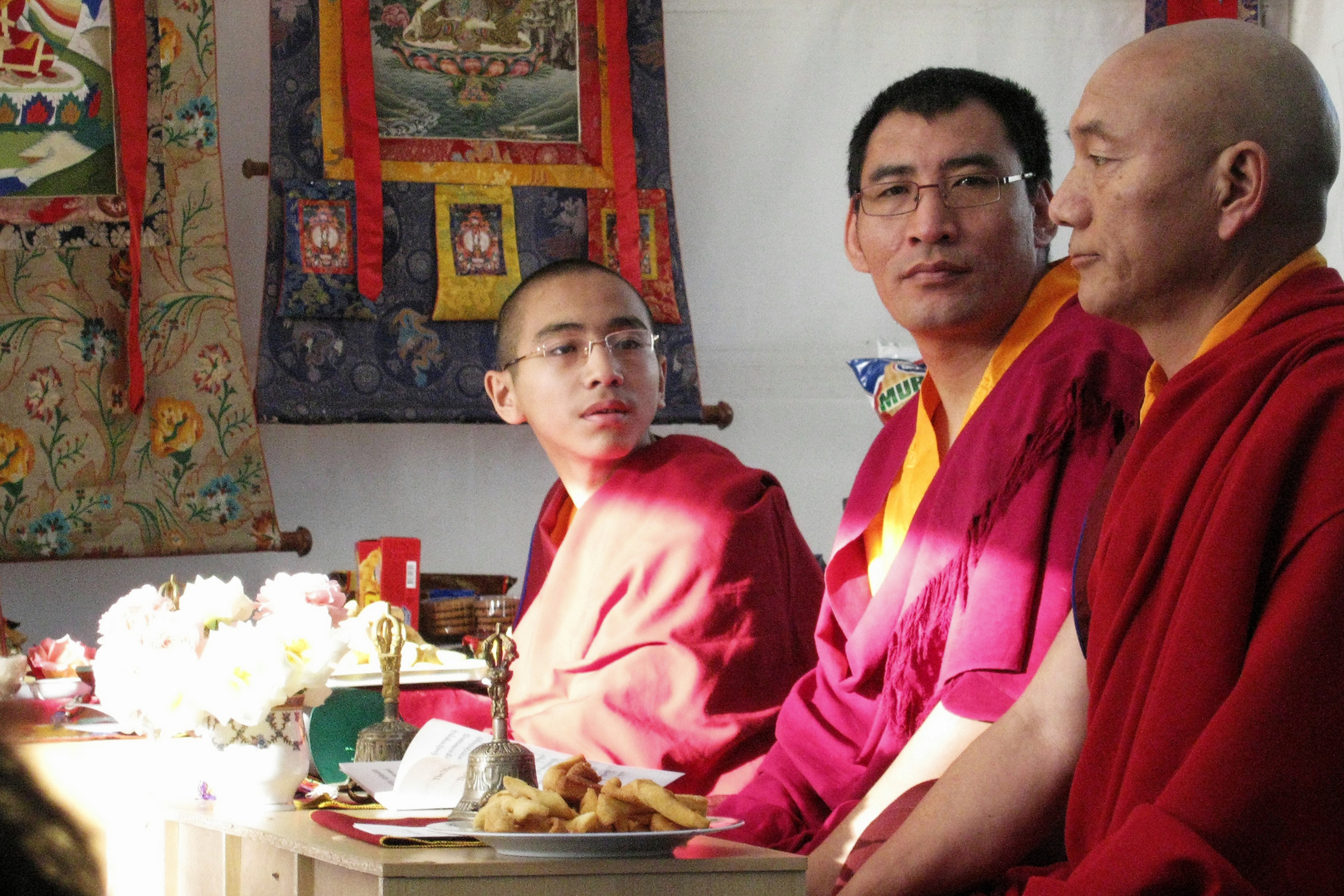 Reception of Dhargyey Yangsi Rinpoche