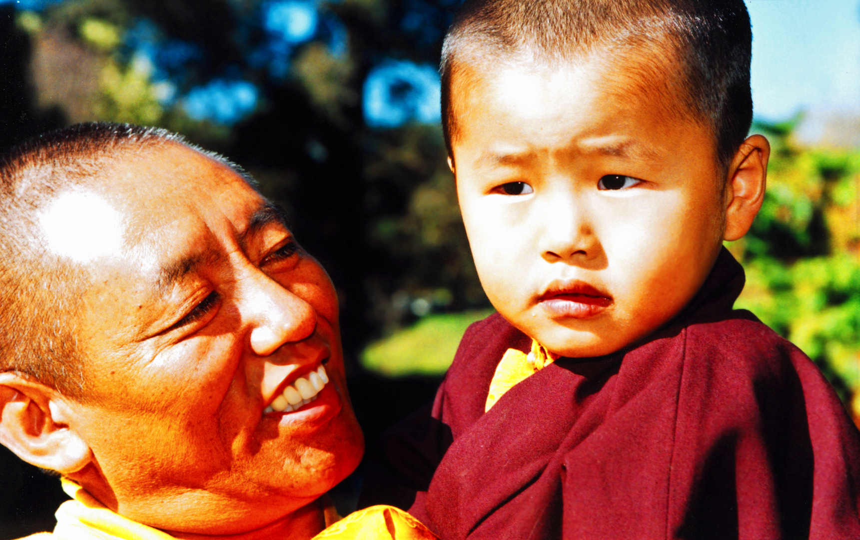 Pong Re Tulku Rinpoche and Lama Karma Samten